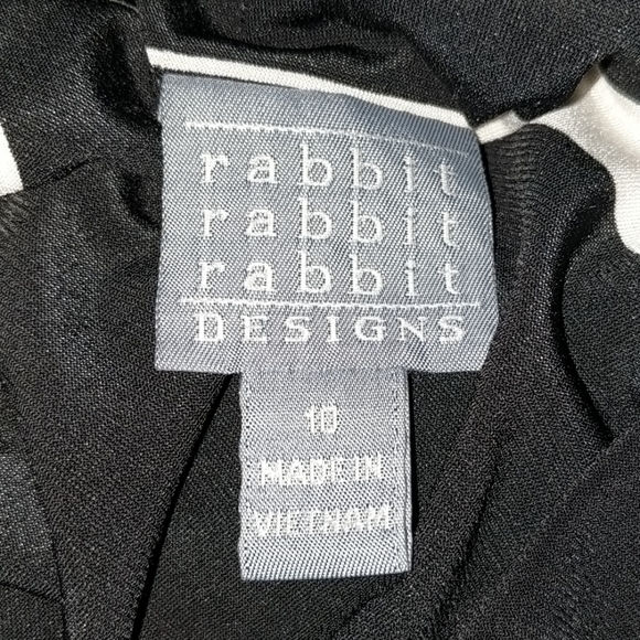 Black and cream knee length dress - Picture 4 of 4